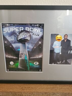 NFL - Charles Woodson - Hall Of Fame (2021) - Autographed Super Bowl XLV Program